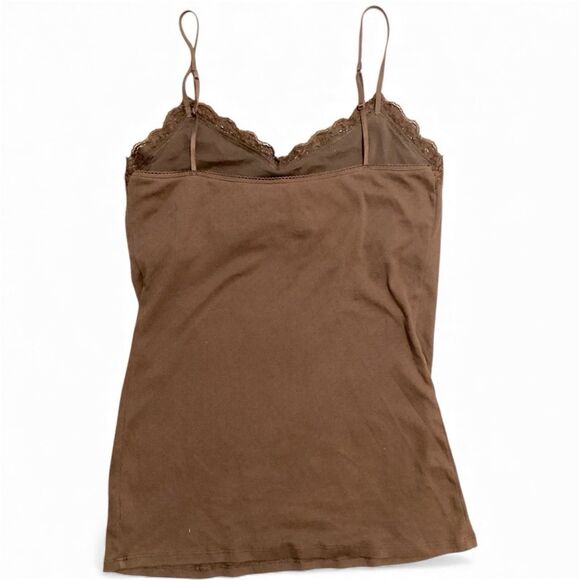 American Eagle Women's Brown Tank Top Size XL Y2K Twilight TVD Elena Gilbert Top - Picture 2 of 3
